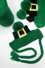 Load image into Gallery viewer, St. Paddy&#39;s Day Knitted Doggie Hat
