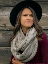 Load image into Gallery viewer, Latte Swirl Infinity Scarf
