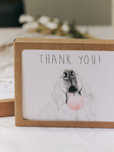 Load image into Gallery viewer, &quot;Grateful Doggy&quot; thank you cards
